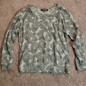 Long Sleeve Grey Heart Shirt
